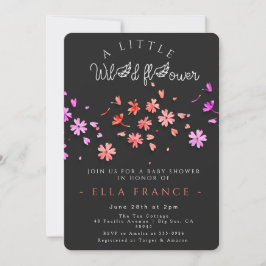 Wildflower Love Is in Bloom Baby Shower Kaart
