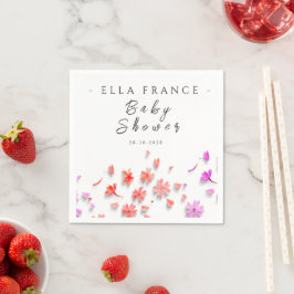 Wildflower Love Is in Bloom Baby Shower Servet