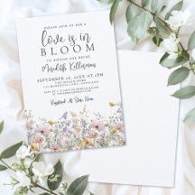 Wildflower Love Is In Bloom Bruidsfeest