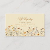 Wildflower Love staat in het Bloom Vrijgezellenfee Informatiekaartje (Voorkant)