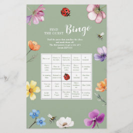 Wildflower Lovebug Vind De Gast Bingo