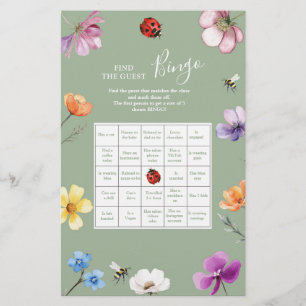 Wildflower Lovebug Vind De Gast Bingo