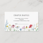 Wildflower Luier Raffle Informatiekaartje (Voorkant)