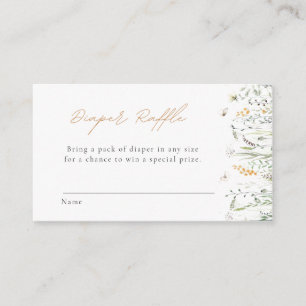 Wildflower Luier Raffle Informatiekaartje