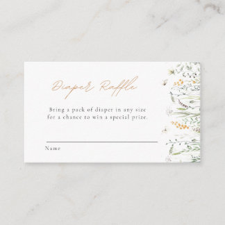 Wildflower Luier Raffle Informatiekaartje