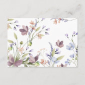 Wildflower Luier Raffle Inlegvel Informatiekaartje (Achterkant)