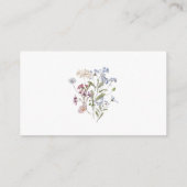 Wildflower Luier Raffle Insert Aanvraag Meisje Roz Informatiekaartje (Achterkant)