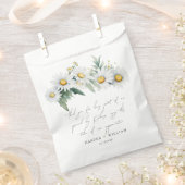 Wildflower madeliefjes traktatie tas bruiloft dank bedankzakje (Geknipt)