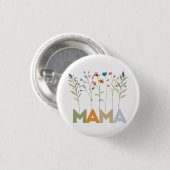 Wildflower Mama Comfort Kleuren Moederdag Cadeau Ronde Button 3,2 Cm (Voorkant /achterkant)