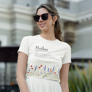 Wildflower Mama – Moederdag T-shirt met liefde