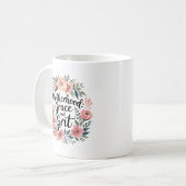 Wildflower Mama Mok | Grace & Grit Floral Cup (Voorkant links)