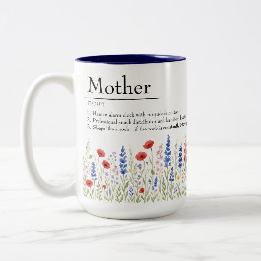 Wildflower Mama Mok – Grappig Moederdag cadeau (Links)