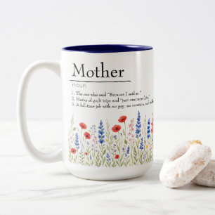 Wildflower Mama Mok – Sarcastisch Moederdag cadeau