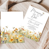 Wildflower Mama naar Bee Baby shower Kaart