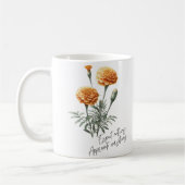 Wildflower Marigold Coffee Mok (Links)