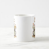 Wildflower Mason Jar Coffee Mok (Center)