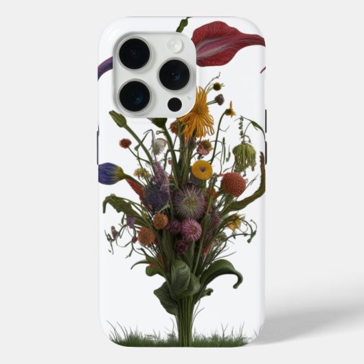 Wildflower Meadow Abstract Bloom – Apple Case-Mate iPhone Case (Achterkant)