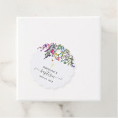 Wildflower Meadow Baptisme Bedankjes Labels (In situ)