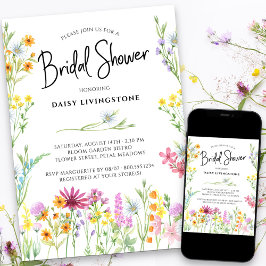 Wildflower Meadow  Bloemen Vrijgezellenfeest Kaart