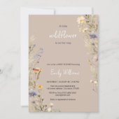 Wildflower Meadow Boho baby shower uitnodiging (Voorkant)