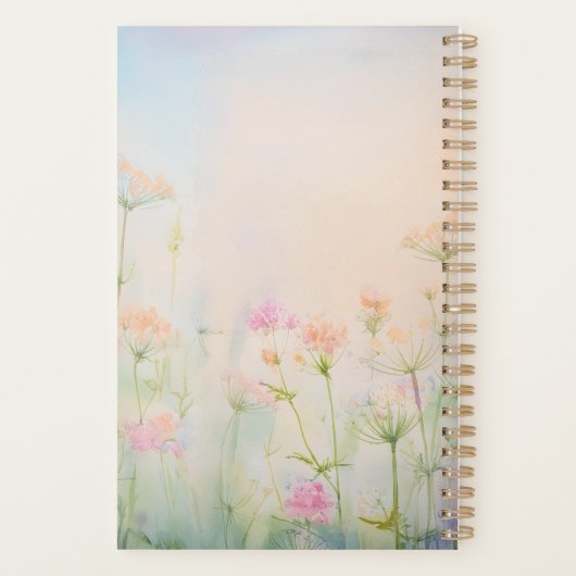 Wildflower Meadow Botanical Floral Planner (Achterkant)