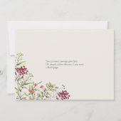 Wildflower Meadow Bruidsmeisje voorstel Kaart (Achterkant)