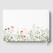 Wildflower Meadow Bruiloft Gastenboek (Achterkant)