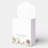 Wildflower Meadow Bruiloft Gift Favor Bag Bedankdoosjes (Geopend)