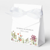 Wildflower Meadow Bruiloft Gift Favor Bag Bedankdoosjes (Voorkant Zijde)