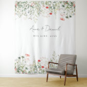 Wildflower Meadow Bruiloft Wandkleed (In situ)