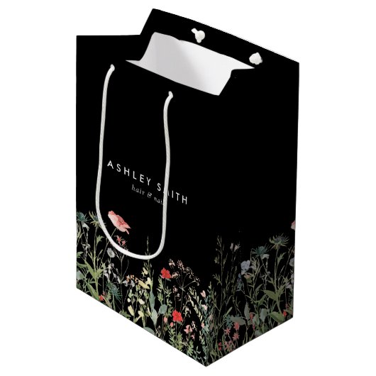 Wildflower Meadow Business Medium Cadeauzakje (Voorkant Gekanteld)