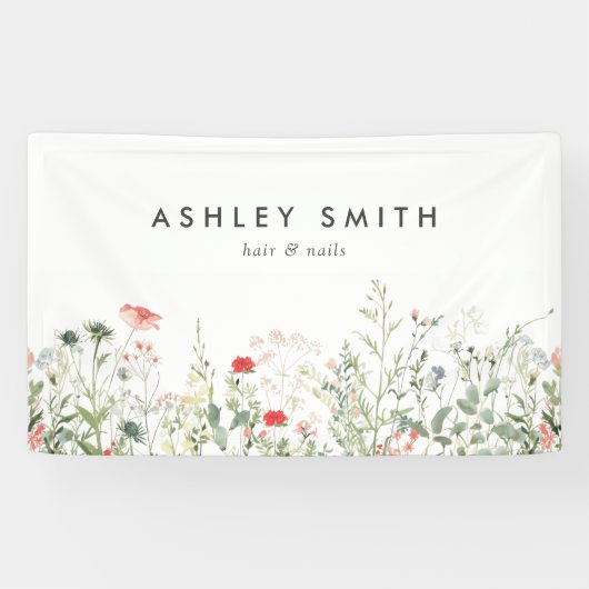 Wildflower Meadow Business Spandoek (Horizontaal)