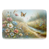Wildflower Meadow Butterfly Garden Badmat (Voorkant)