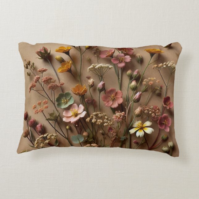 Wildflower Meadow Cushion Accent Kussen (Achterkant)