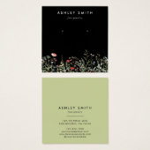 Wildflower Meadow Earring Display Kaart (Voorkant /achterkant)