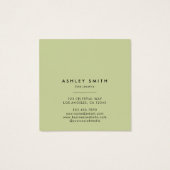 Wildflower Meadow Earring Display Kaart (Achterkant)