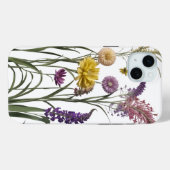 Wildflower Meadow – Elegante bloemenappel Case-Mate iPhone Case (Achterkant (horizontaal))