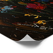 Wildflower Meadow en Cottage Impressionistische st Poster (Hoek)