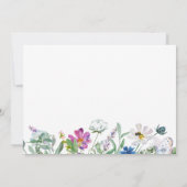 Wildflower Meadow Floral Stationery Note Kaart Notitiekaartje (Achterkant)