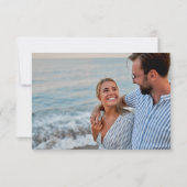 Wildflower Meadow Foto Bruiloft Dank u Bedankkaart (Achterkant)