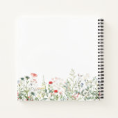 Wildflower Meadow Funeral Guest Book Notitieboek (Achterkant)