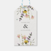 Wildflower Meadow Garden Wedding Cadeaulabel (Voorkant)