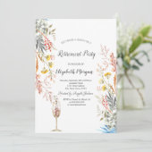 Wildflower Meadow Gedroogd, Glas Pensioen Kaart (Staand voorkant)