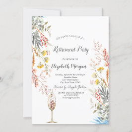 Wildflower Meadow Gedroogd, Glas Pensioen Kaart