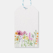 Wildflower Meadow gepersonaliseerd dank u Cadeaulabel (Achterkant)