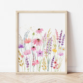 Wildflower Meadow Girls Nursery Muurkunst Sets