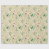 Wildflower Meadow Hand-Drawn Botanical Art Cadeaupapier (Vlak)