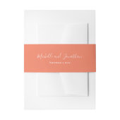 Wildflower Meadow Invitation Belly Band Uitnodigingen Wikkel (Voorkant Voorbeeld)