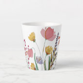Wildflower Meadow Latte-Mok Latte Mok (Voorkant)