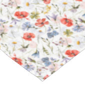 WIldflower Meadow met papavers Tafelkleed (Gekanteld)